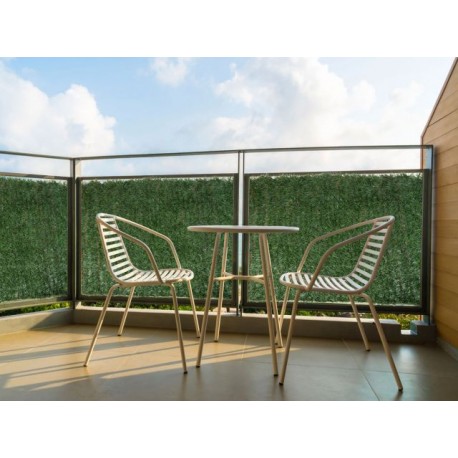 Seto Decor Kunststoff-Hecke 'Snarl' – 0,5 X 5 M, 2 Mm Blattbreite, 99% Sichtschutz, UV-beständig, Für Gartenzaun