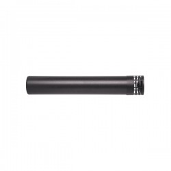 Tramo final evacuacion pellet negro 80mm