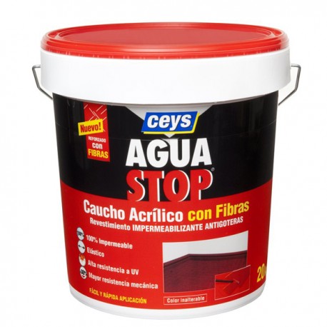 Antigoteras cuacho fibras rojo Aguastop 20 Kg