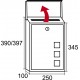 Buzon acero inoxidable mate lisboa btv