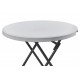 Mesa plegable redonda 80 Cm