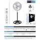 Ventilador pie industrial profer