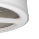 Ventilador techo luz Tatiana blanco madera gris
