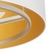Ventilador techo luz Anuska blanco oro