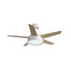 Ventilador techo luz Lebeche Blanco haya