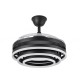 Ventilador techo luz Kai negro