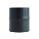 Manguito union negro mate H - H 150