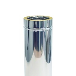 Tubo doble pared aislado 125 mm.