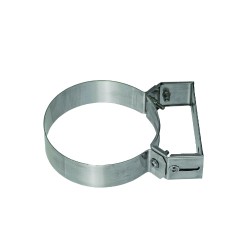 Abrazadera atornillar tubo doble pared 125