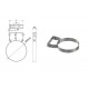 Abrazadera atornillar tubo doble pared 125