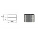 Manguito union acero inoxidable M-M 120 mm