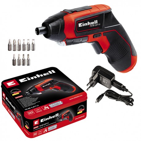 Atornillador bateria 3,6v Einhell set 10 puntas