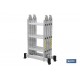 Escalera multiusos aluminio andamio 4x3 cofan