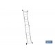 Escalera multiusos aluminio andamio 4x3 cofan