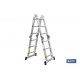 Escalera multiusos aluminio andamio 4x3 cofan
