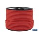 Escota nautica poliester roja 8 mm. 200 mtr.