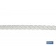 Cabo amarre poliester blanco 8 mm. 200 mtr.