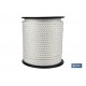 Cabo amarre poliester blanco 14 mm. 100 mtr.
