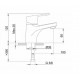 Monomando lavabo profer