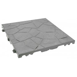 Loseta imitacion piedra gris 7 unidades