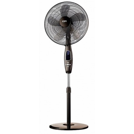 Ventilador pie c/mando 60W EDM