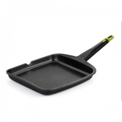 Sartén grill liso 28 cm Foodie Bra