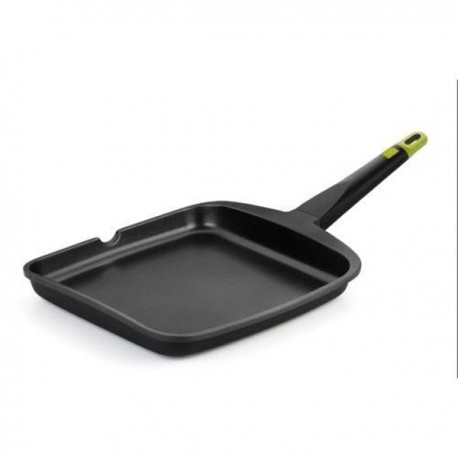 Sartén grill liso 28 cm Foodie Bra