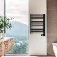 Radiador toallero Negro NOOR 500 HJM