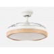Ventilador techo luz provenza blanco