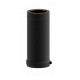 Tubo doble pared aislado negro 150 mm.