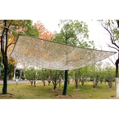 Toldo camuflaje reversible blanco gris