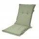 Cojin respaldo alto verde panama pack 4 unidades