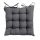 Cojin silla gris pack 4 unidades