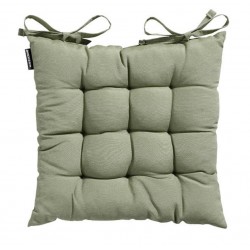 Cojin silla verde panama pack 4 unidades