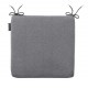 Cojin silla liso gris pack 4 unidades