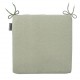 Cojin silla liso verde panama pack 4 unidades
