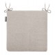 Cojin silla liso crudo pack 4 unidades
