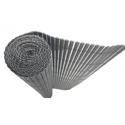 Cañizo pvc doble gris