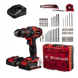 Taladro percutor TE-CD 18V Einhell kit 64