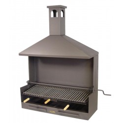 Cajon barbacoa obra chimenea 100cm imex el zorro