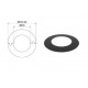 Plafon plano negro mate 180 mm