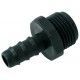 Adaptador macho tubo riego goteo