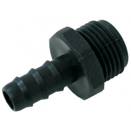 Adaptador macho tubo riego goteo