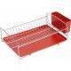 Escurridor acero inox. plano Rojo