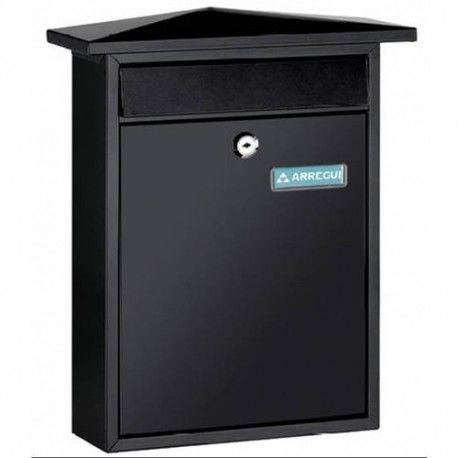 Buzon exterior acero home negro arregui