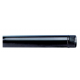 Tubo estufa vitrificado negro 100 mm. 1mtr.