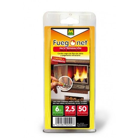 Cordon estufa 2,5 mtr 6 mm adhesivo 