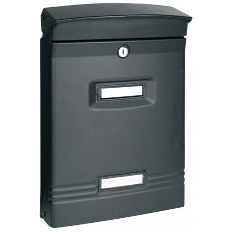 buzon acero exterior negro