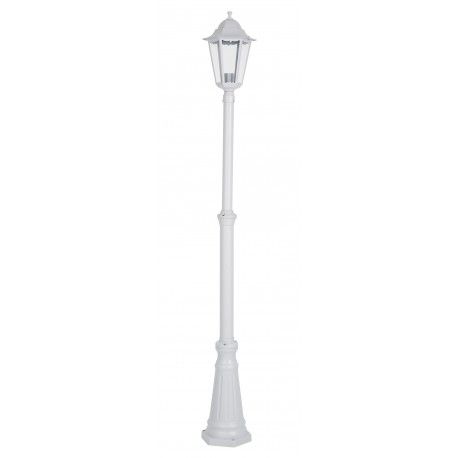 farola exterior 1 lampara blanca