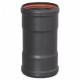 Manguito tubo acero negro H-H 100mm